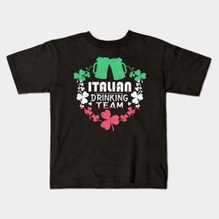 Italian Drinking Team Kids T-Shirt